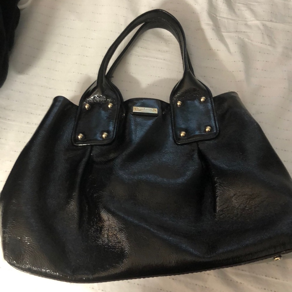 Kate Spade Black Patent Leather Shoulder Bag